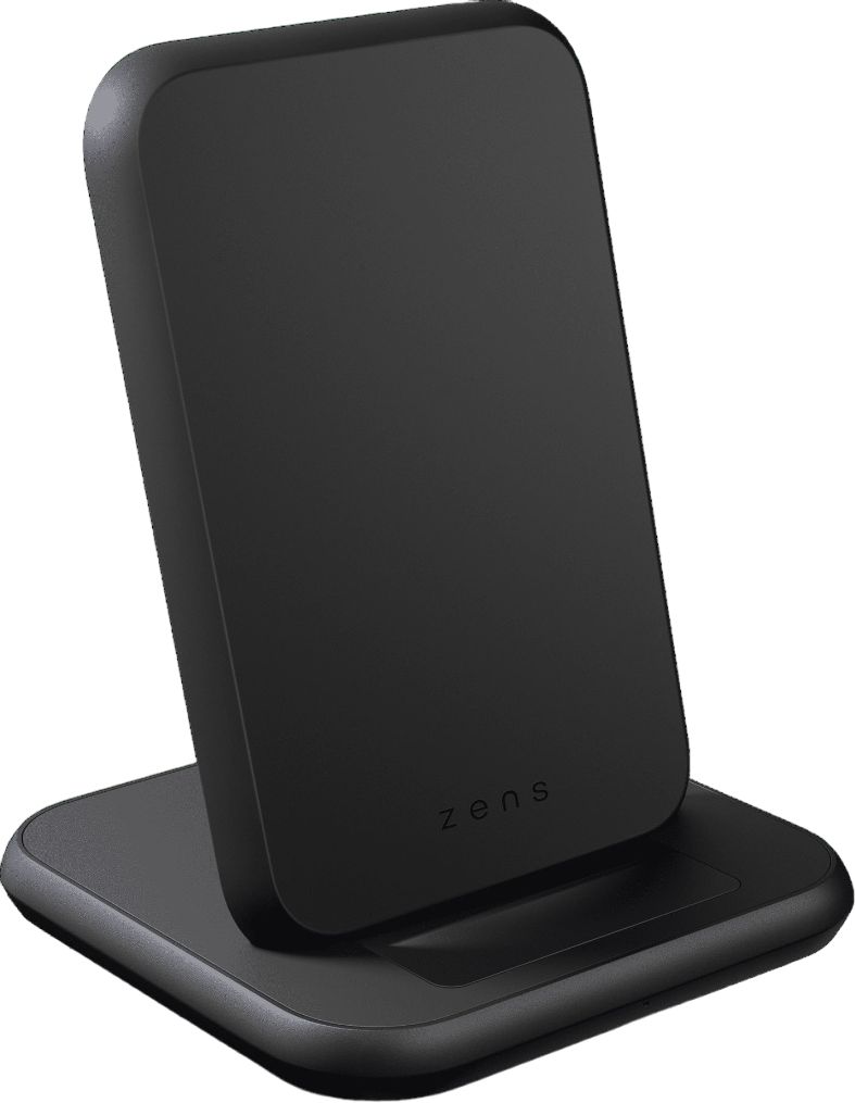 Беспроводное зарядное устройство Zens Stand Aluminium Wireless Charger Black with 18W USB-C PD Wall Charger